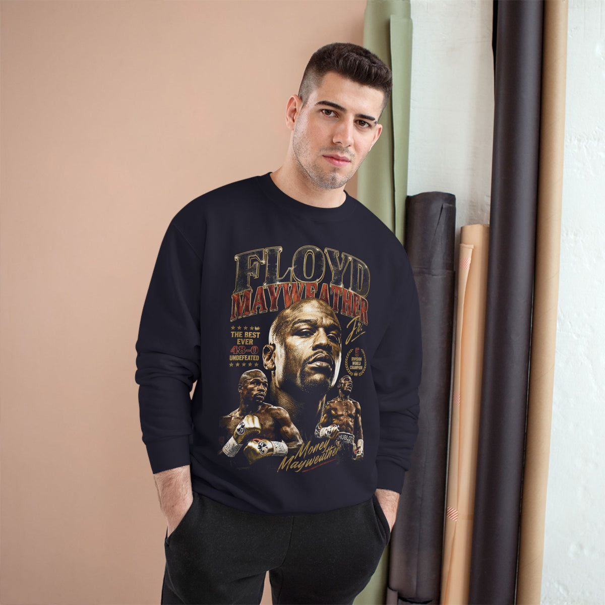 Retro Champion Tribute- Graphic Crewneck