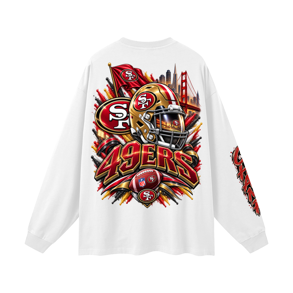 Team-Oversized Unisex Long Sleeve T-Shirt