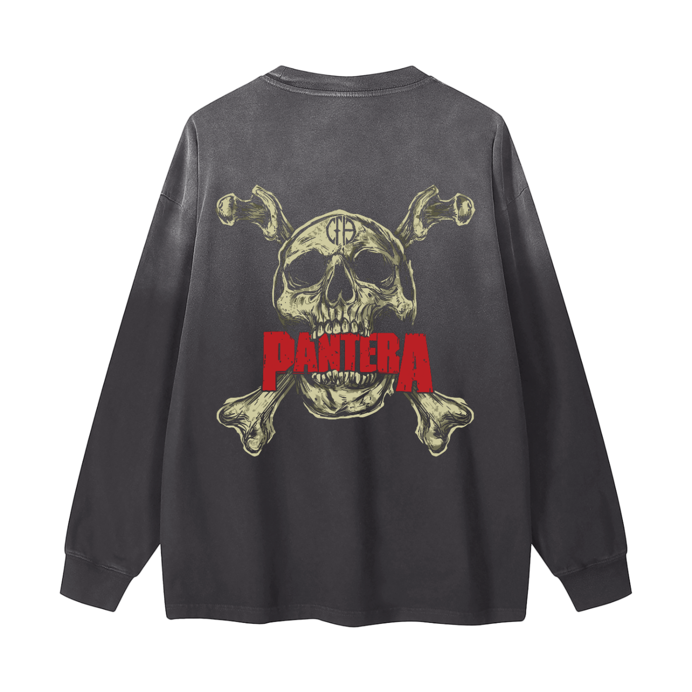 Gradient Washed Long Sleeve T-Shirt