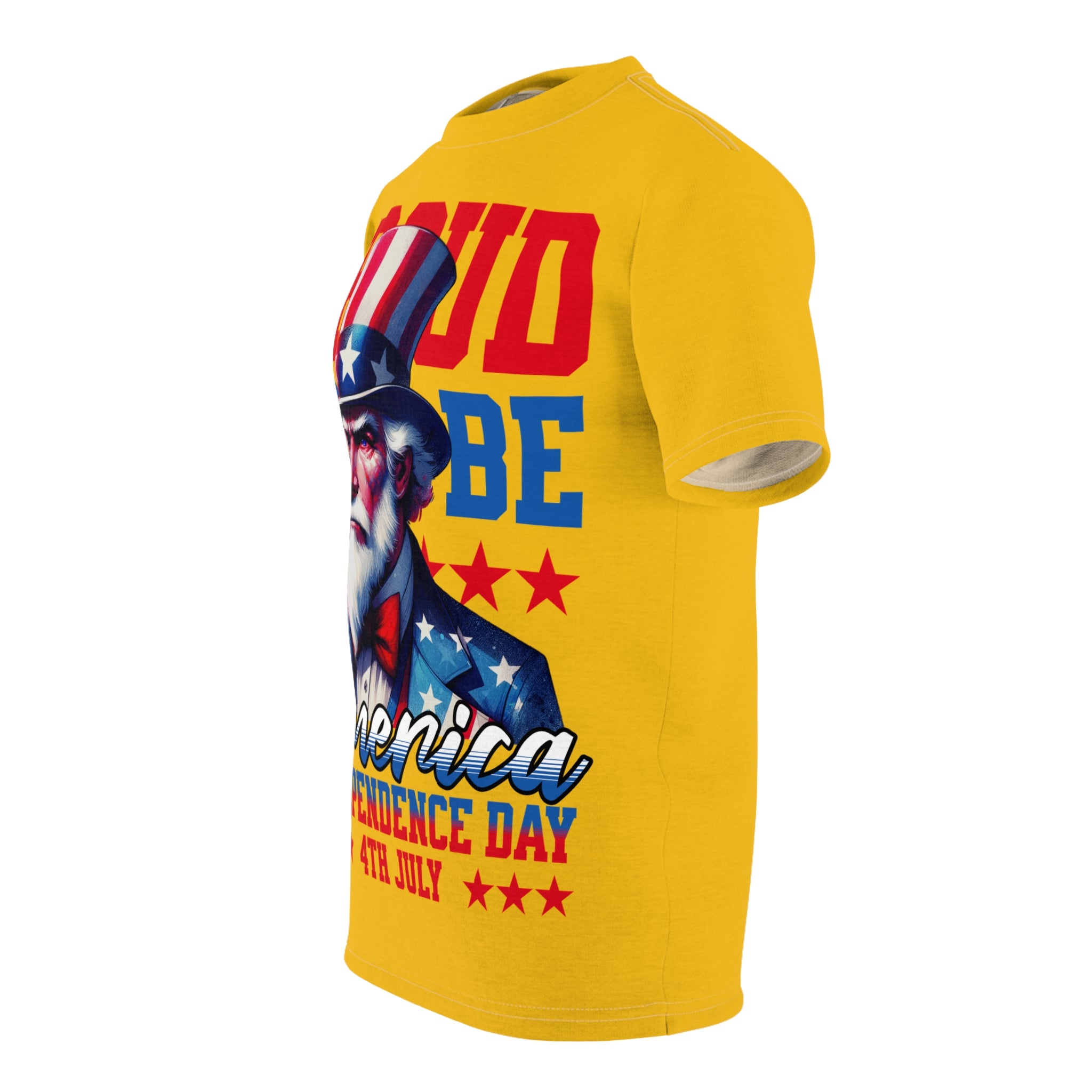 America-Independence Day T-Shirt — "Proud to be America" 4th of July Patriotic Tee