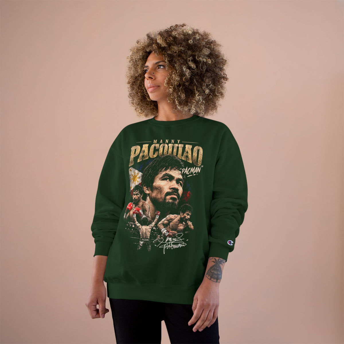 Retro Champion Tribute- Boxing Tribute Crewneck