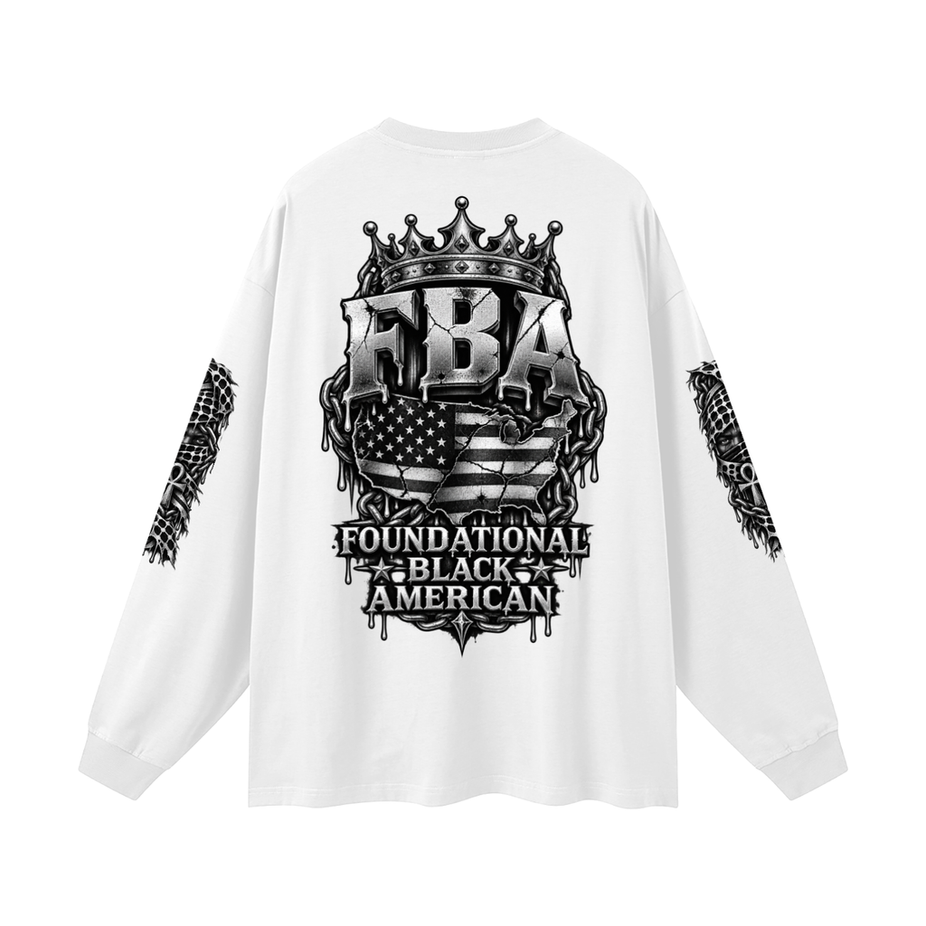 FBA-Oversized Unisex Long Sleeve T-Shirt