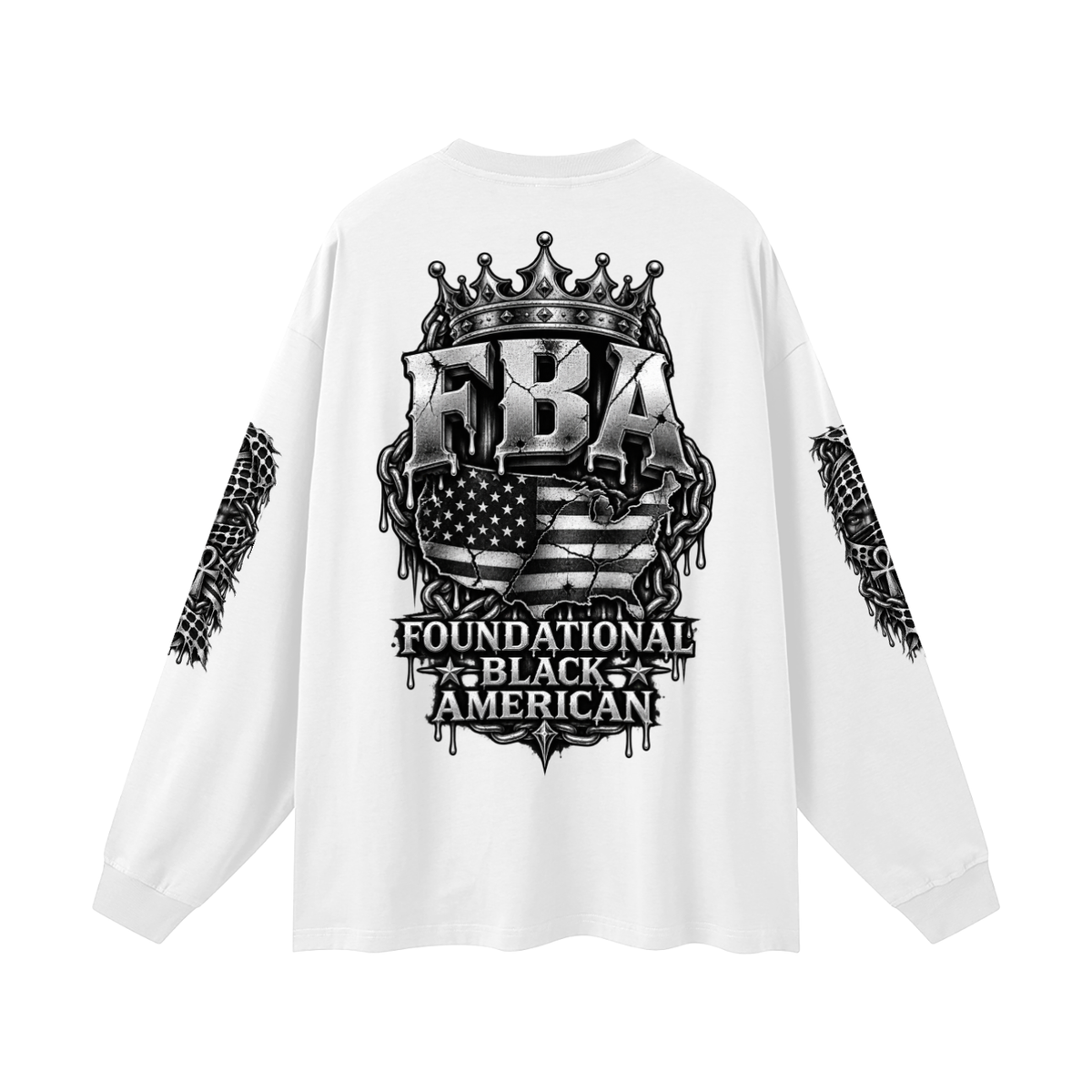 FBA-Oversized Unisex Long Sleeve T-Shirt