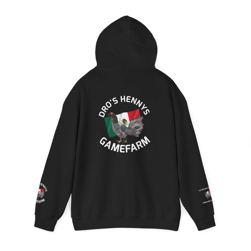 Henny-Gamefarm Hoodie — Dro's Kenny's Logo Sweatshirt (Mexican Flag)