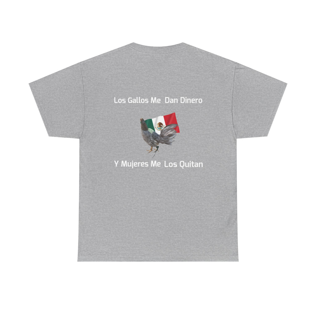Henny-Gamefowl Tee — "Dro's Henny's Gamefarm" Mexican Flag Rooster Shirt