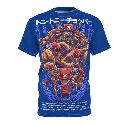 Anime- Graphic Tee — Anime Pirate Crew All-Over Print