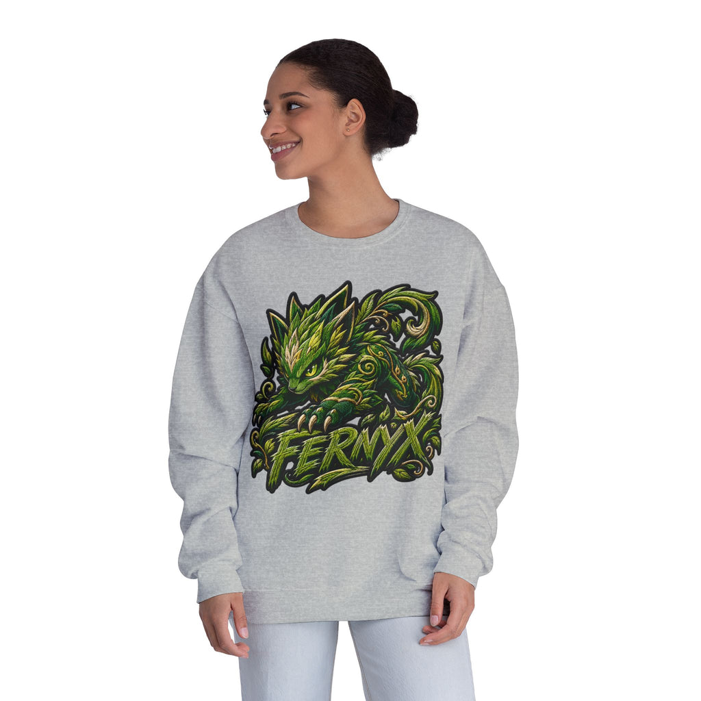 Shadow- "FERNYX" Green Graffiti Crewneck