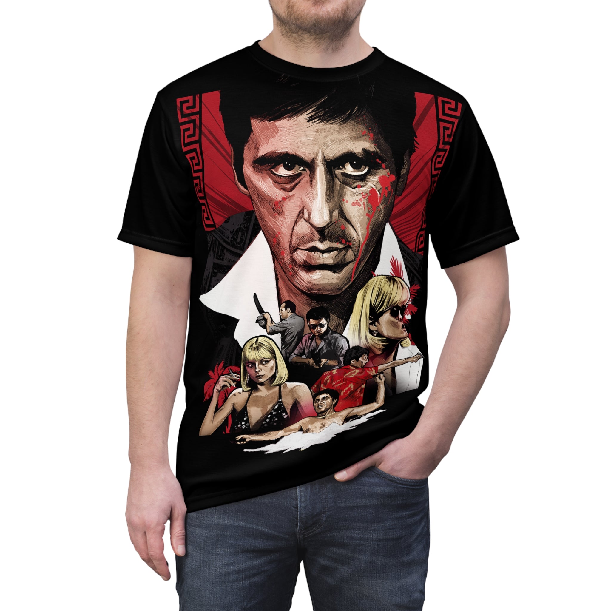 Movie- Poster Tee – Retro Al Pacino Graphic Shirt