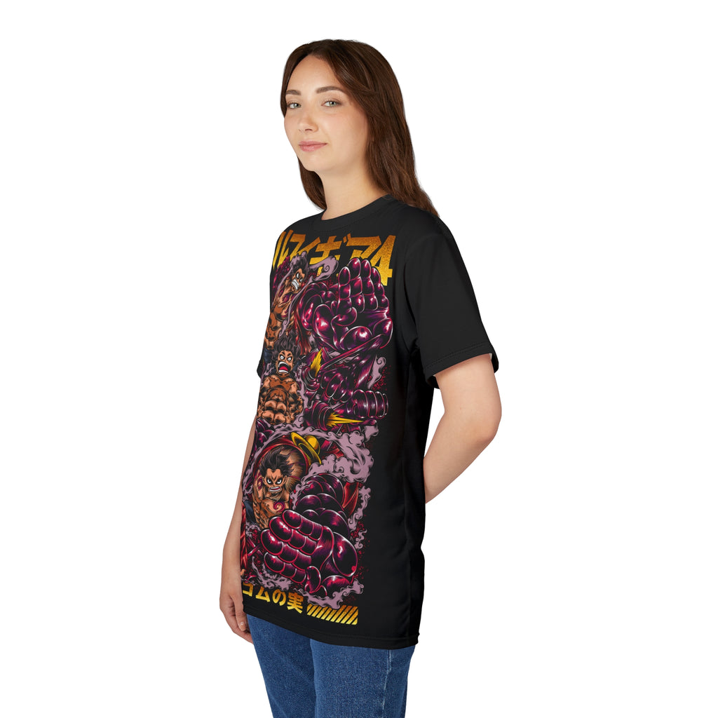Anime- Pirate Crew Graphic Tee — Bold Japanese Text Design
