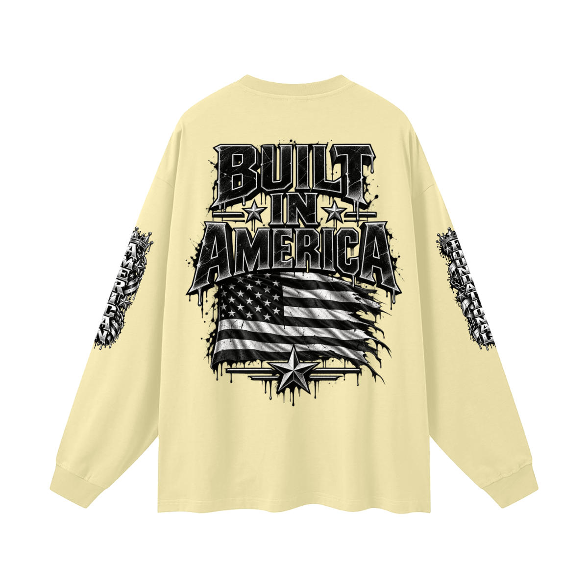 FBA-Oversized Unisex Long Sleeve T-Shirt