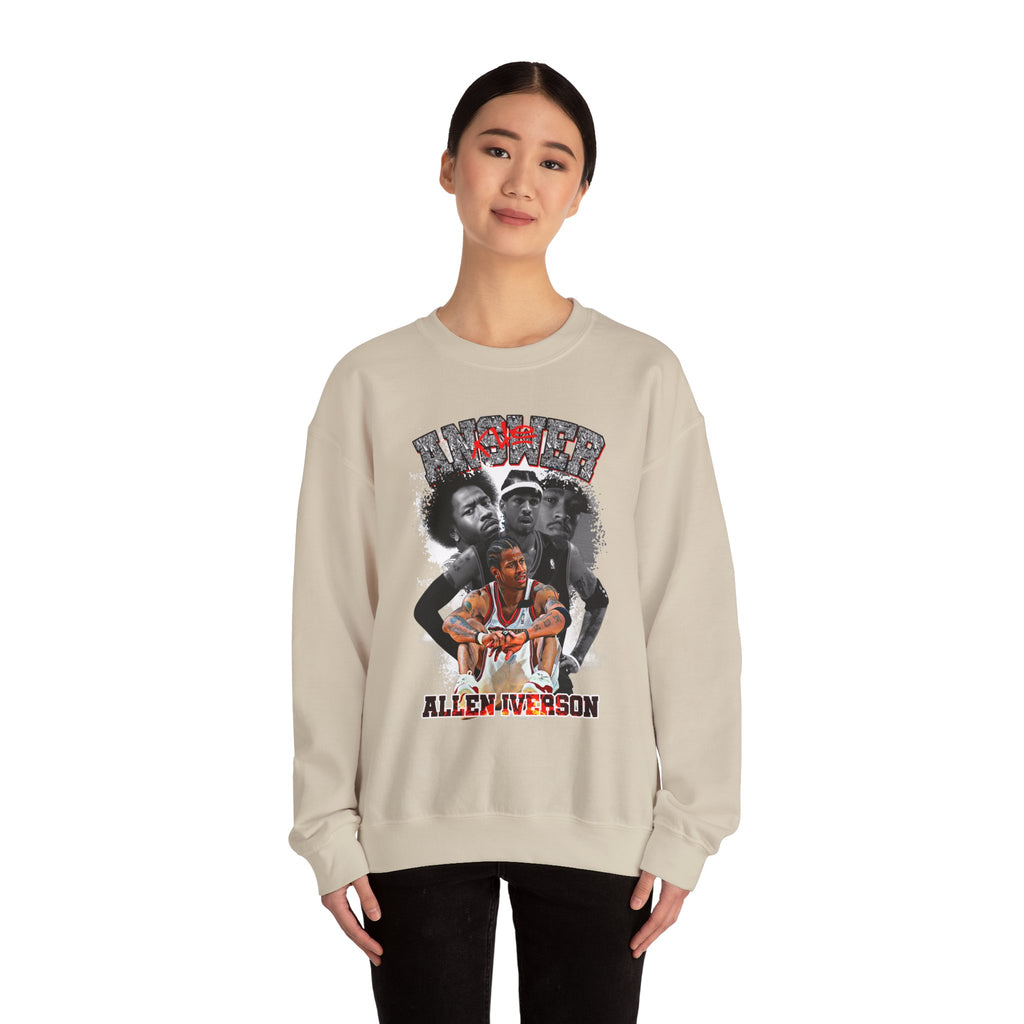 Retro-Allen Iverson Retro Crewneck Sweatshirt