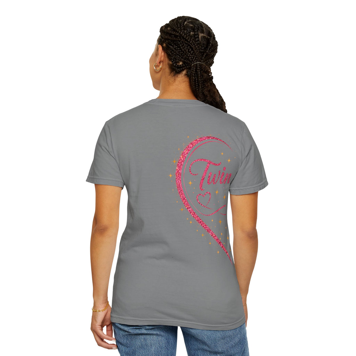 Tiff-Twin Sisters T-Shirt – “Two Hearts One Unbreakable Bond” Graphic Tee