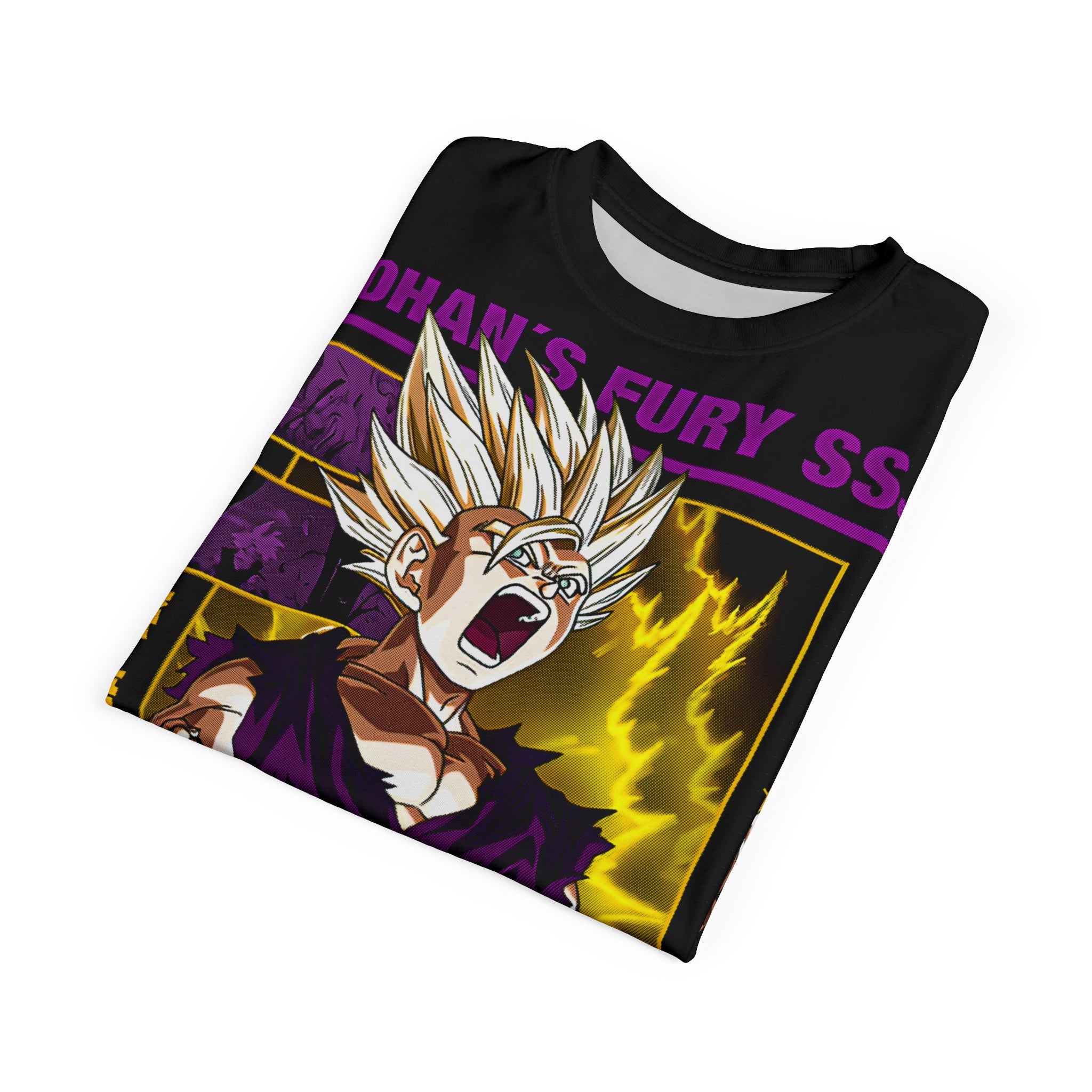 Dragon-Gohan's Fury SSJ2 Tee — Anime Super Saiyan Graphic Shirt
