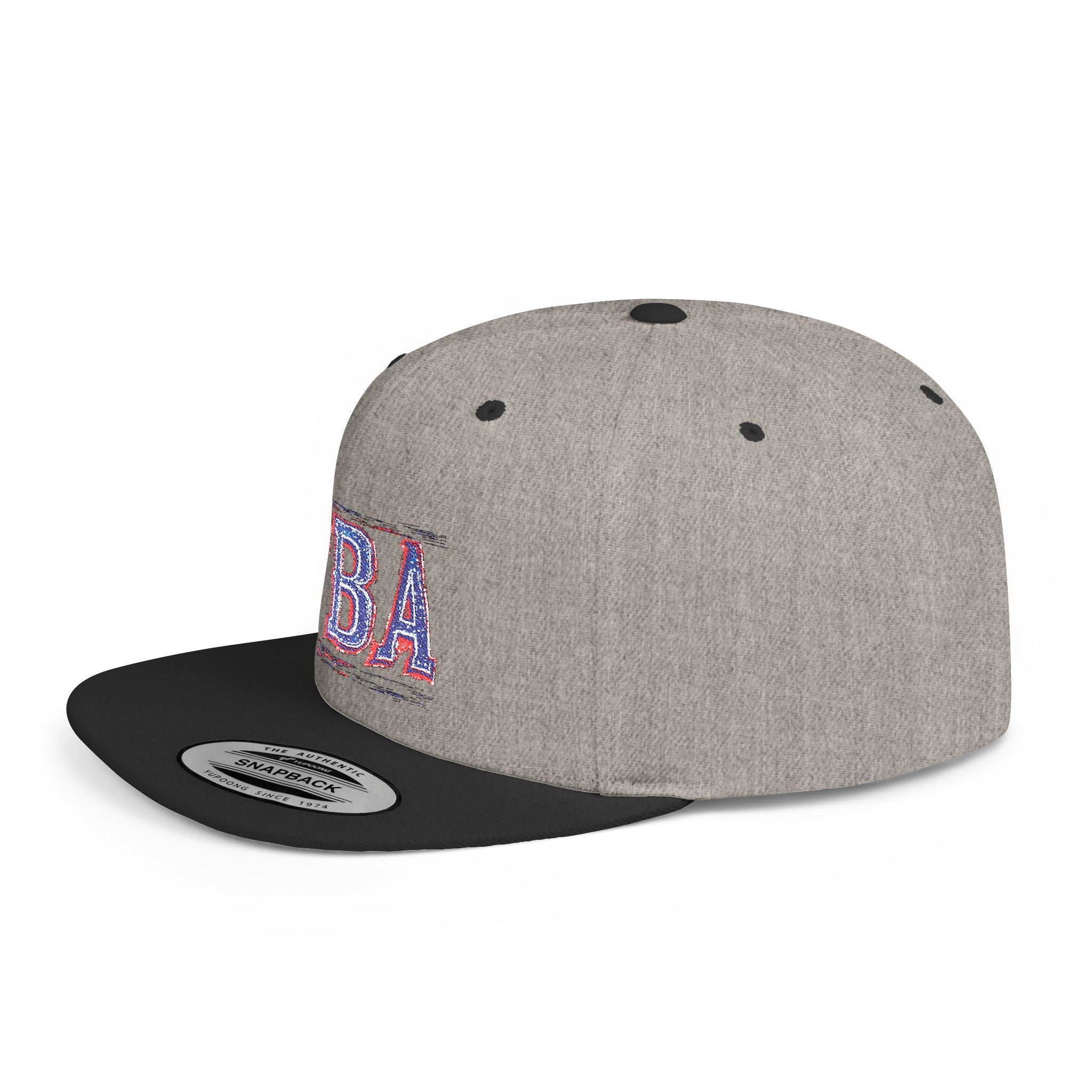 FBA- Distressed Patch Snapback Hat