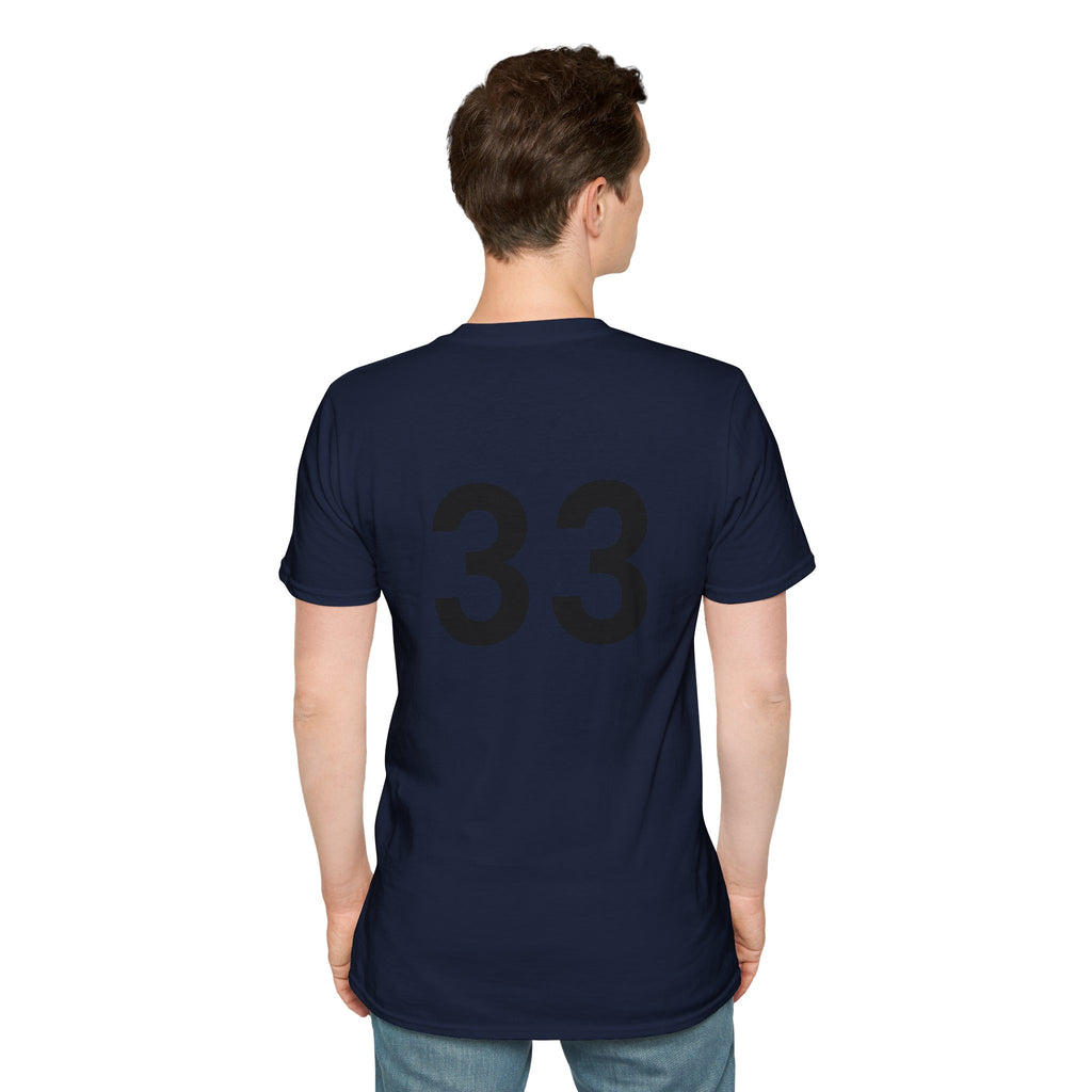 Rad- Life T-Shirt — Motocross Rider Tee with Back Number 33