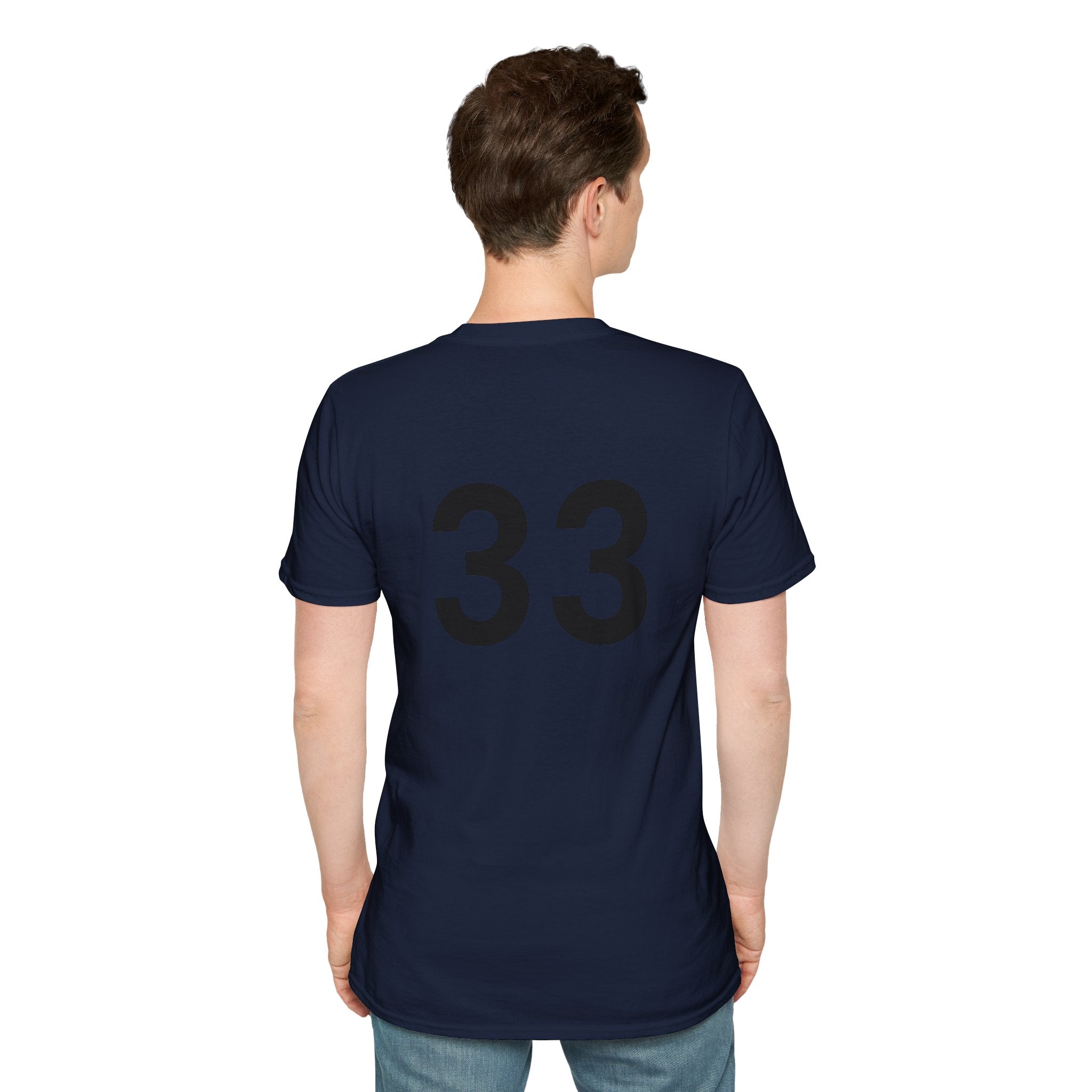 Rad- Life T-Shirt — Motocross Rider Tee with Back Number 33