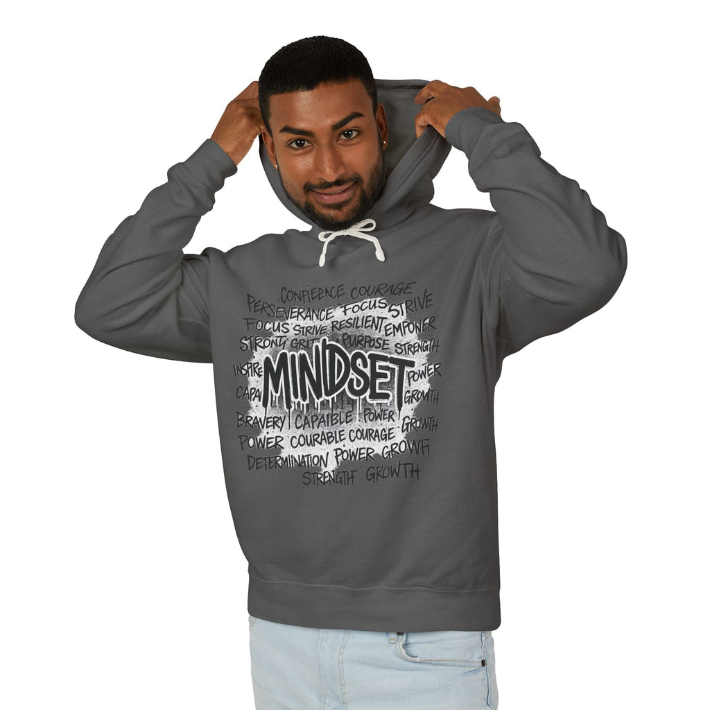 Mindset- Words Hoodie — Inspirational Typography Motivational Hoodie
