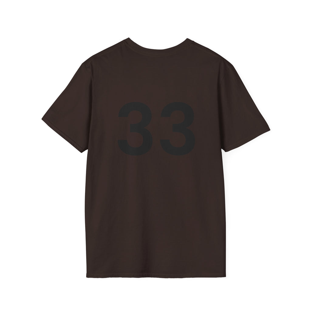 Rad- Life T-Shirt — Motocross Rider Tee with Back Number 33