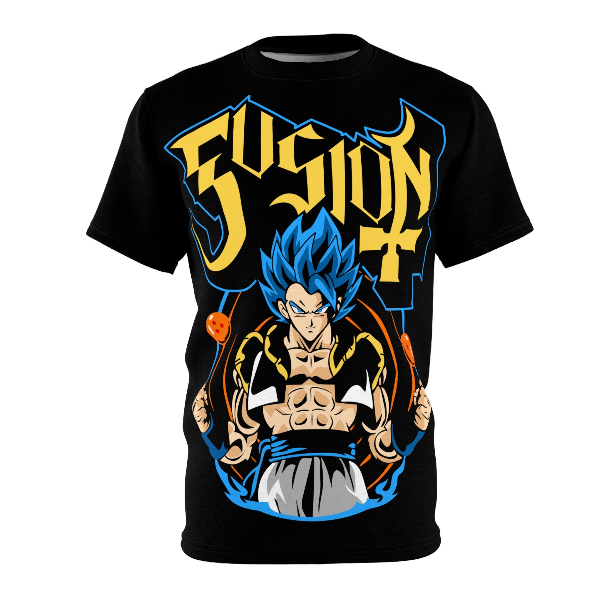 Dragon-Fusion Warrior Graphic Tee — Anime Fusion Design