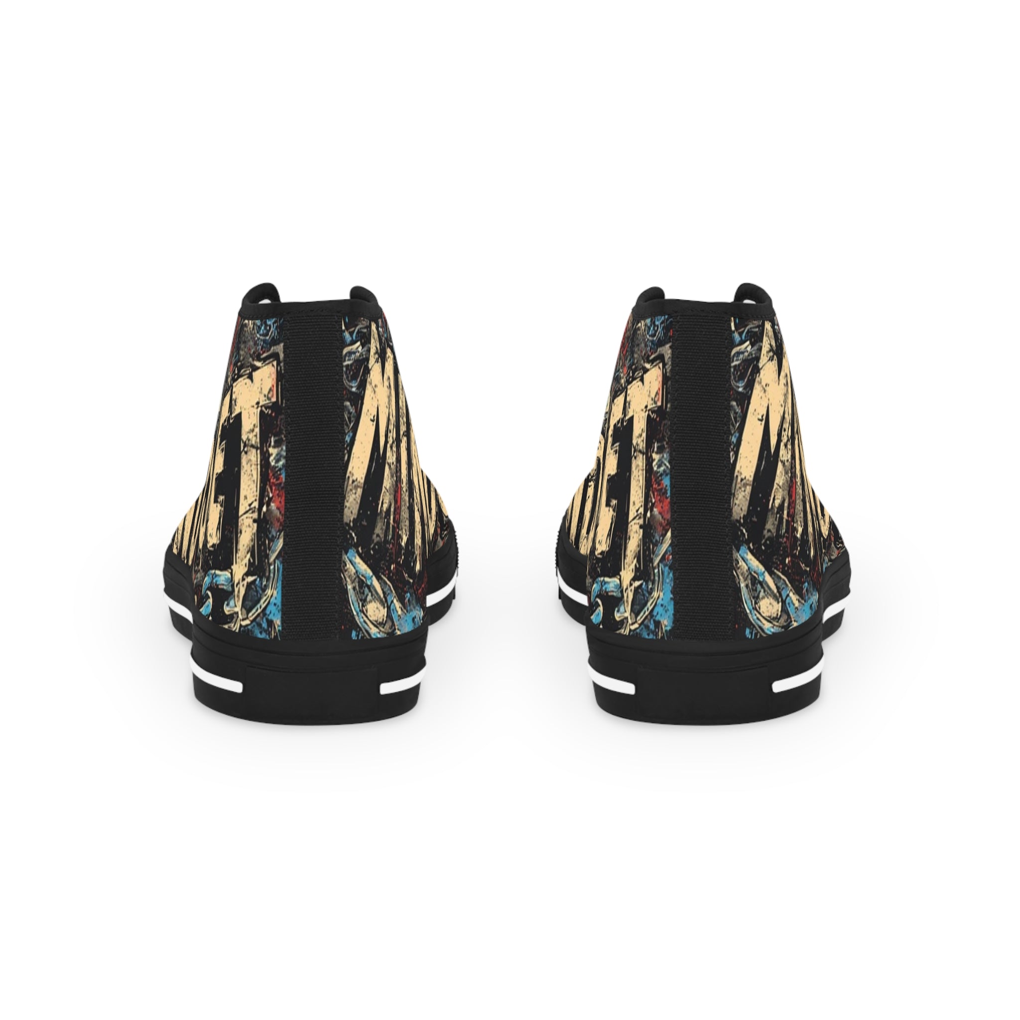 Shoes-Mindset-Grunge 'Windsurf' High Top Sneakers — Men's Retro Streetwear Canvas Shoes