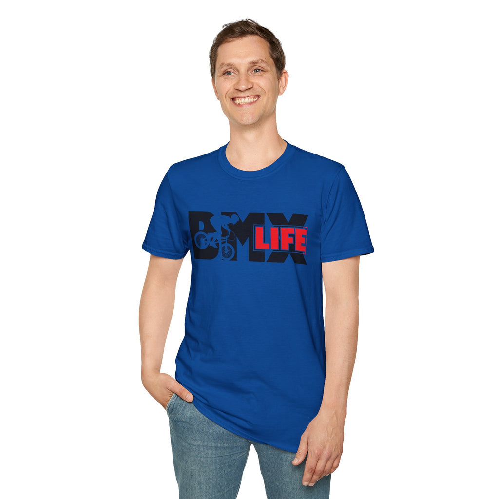 Rad- Life T-Shirt — Motocross Rider Tee with Back Number 33