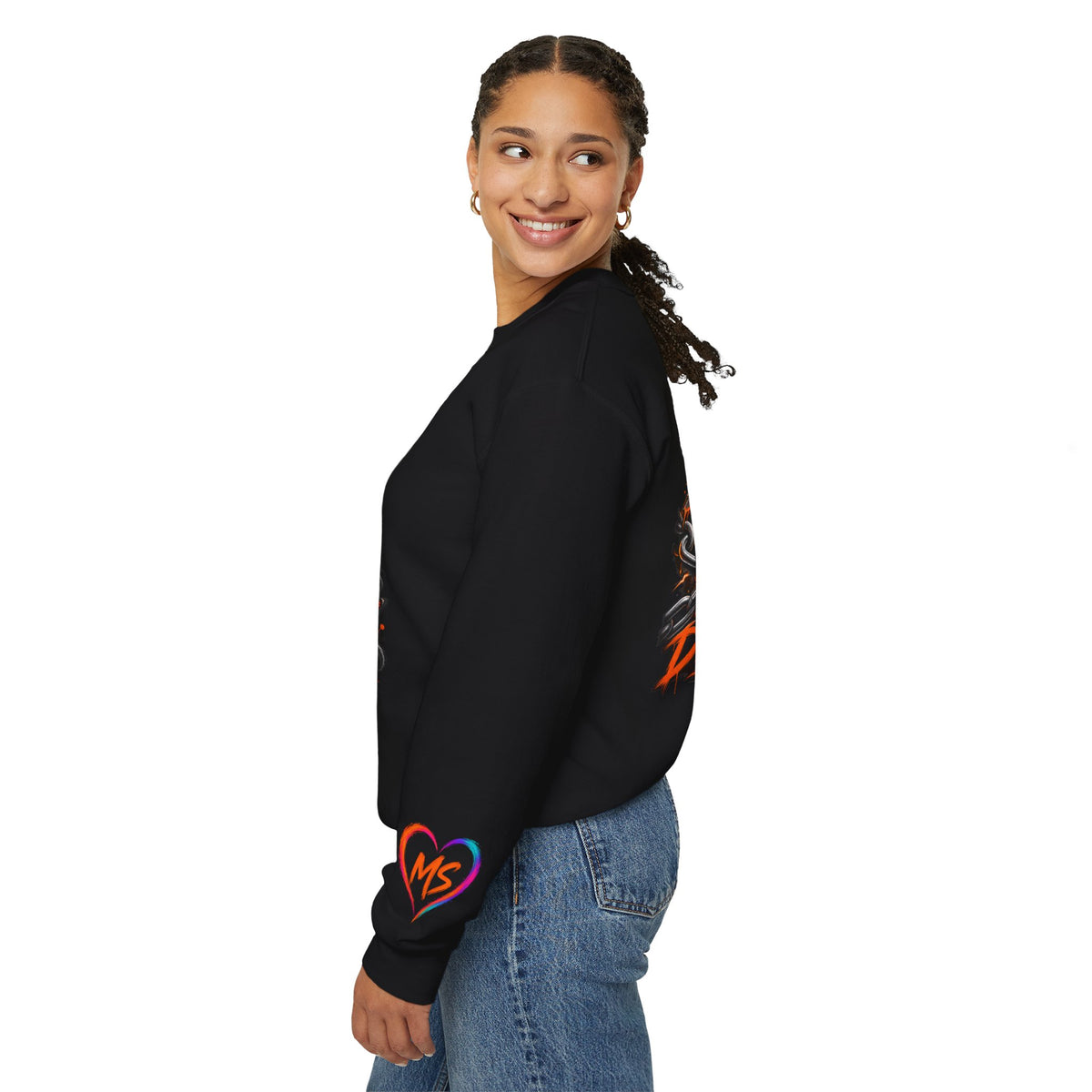 MS- Awareness Skull Crewneck Sweatshirt — "My Lesions Don’t Define Me"