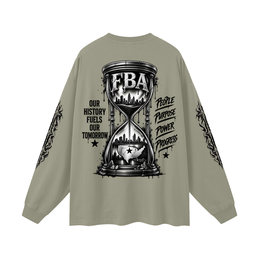 FBA-Oversized Unisex Long Sleeve T-Shirt