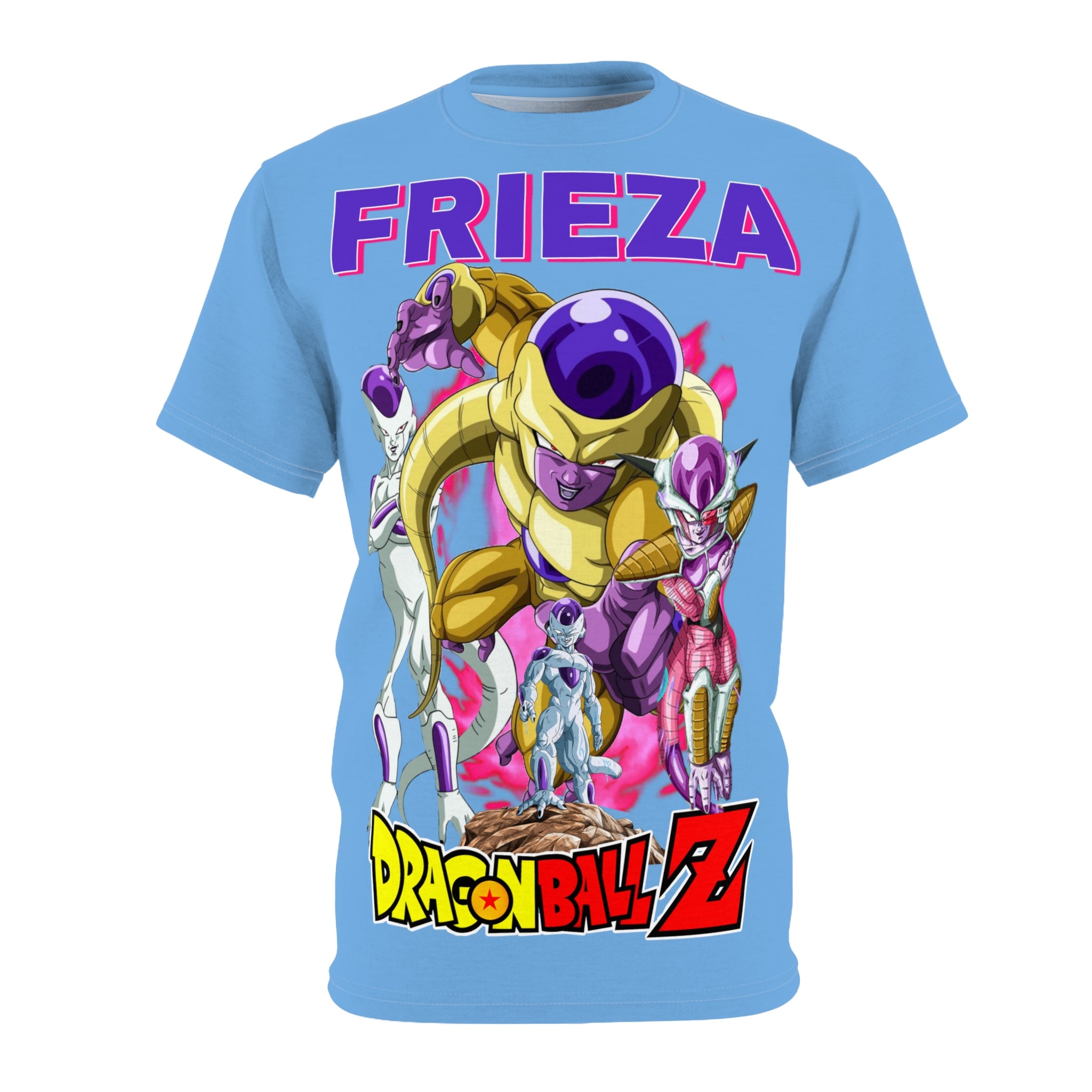 Dragon-Frieza Dragon Ball Z Graphic Tee — Anime Villain All-Over Print T-Shirt