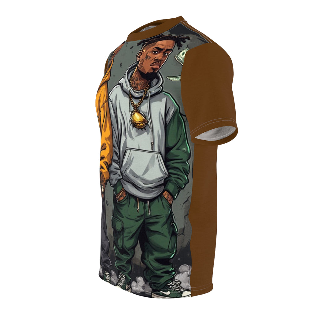 Mindset- Graphic Tee — 'Mindset' Streetwear Hoodie Illustration All-Over Print