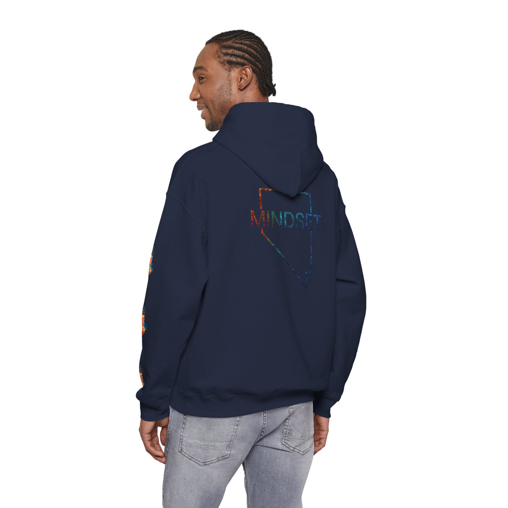 Tiff-Mindset Nevada Floral Hoodie — ‘Dream Believe’ Graphic Pullover