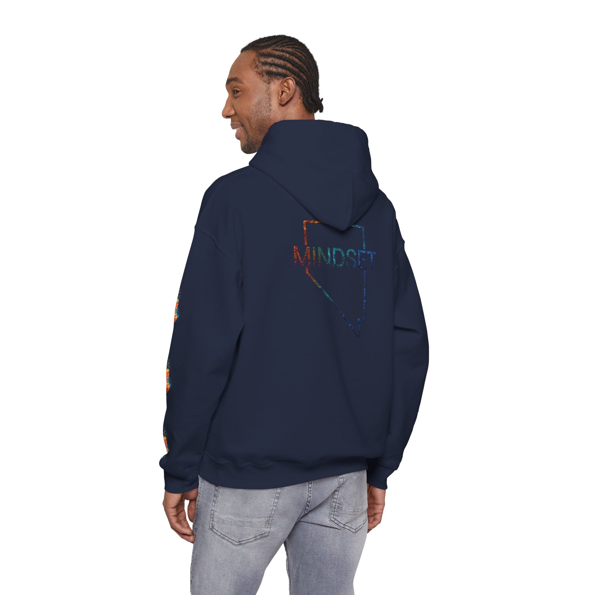 Tiff-Mindset Nevada Floral Hoodie — ‘Dream Believe’ Graphic Pullover