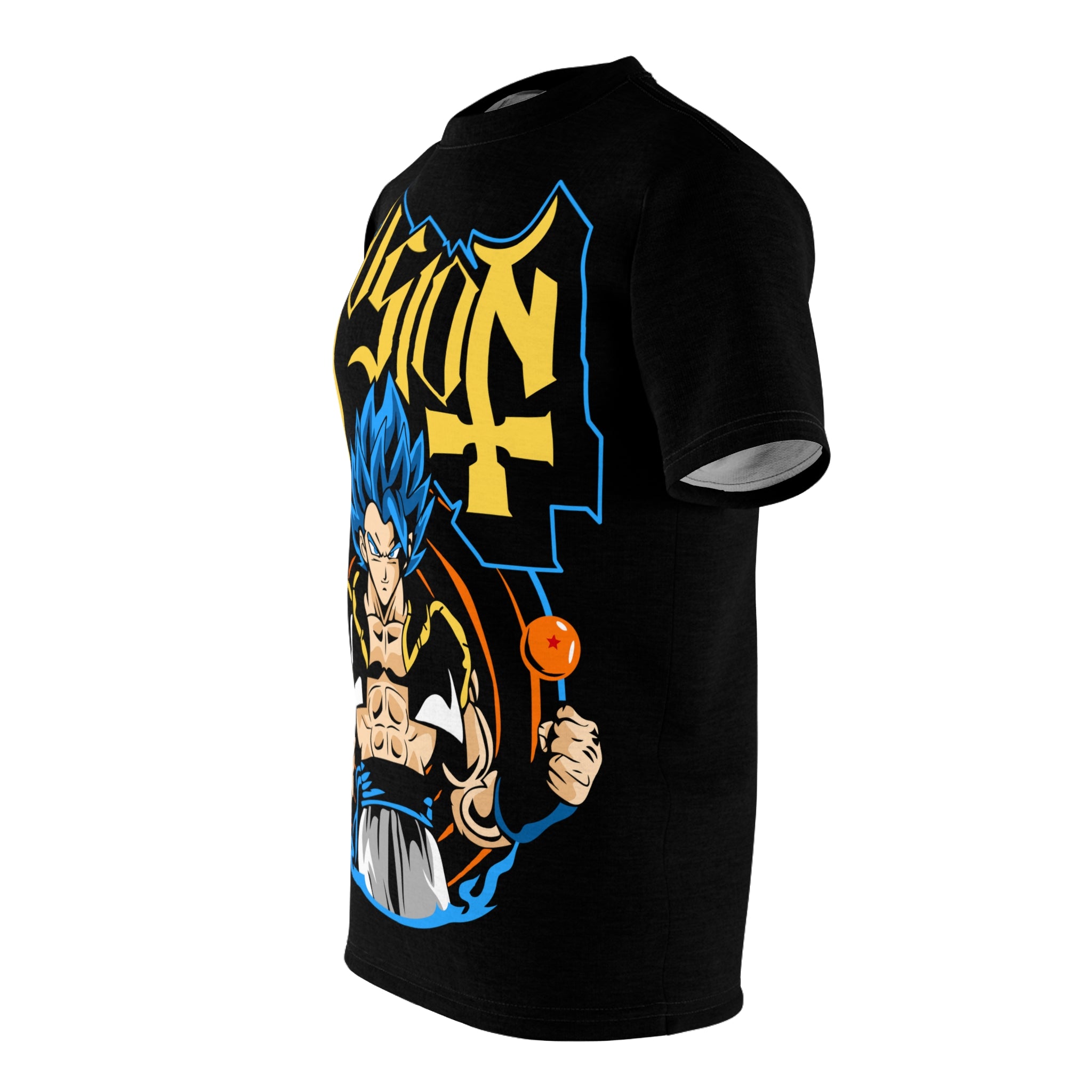 Dragon-Fusion Warrior Graphic Tee — Anime Fusion Design