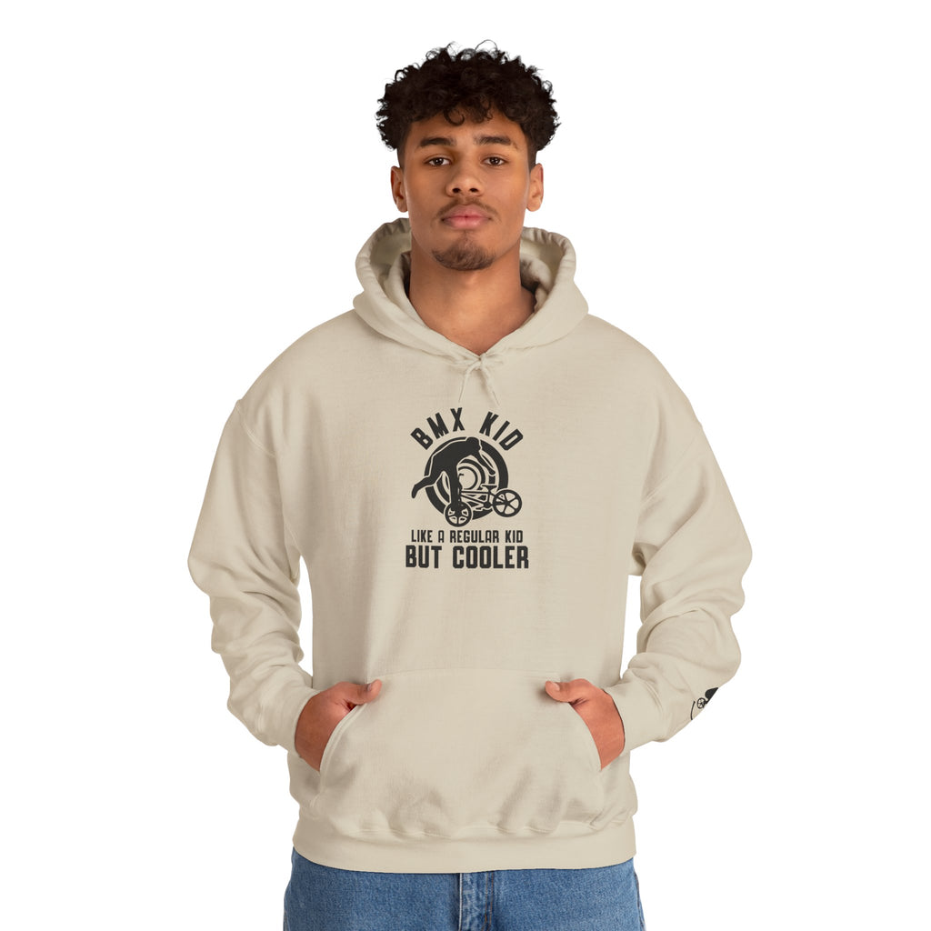 Rad-BMX Kid Hoodie — "Like a Regular Kid But Cooler" Youth BMX Pullover