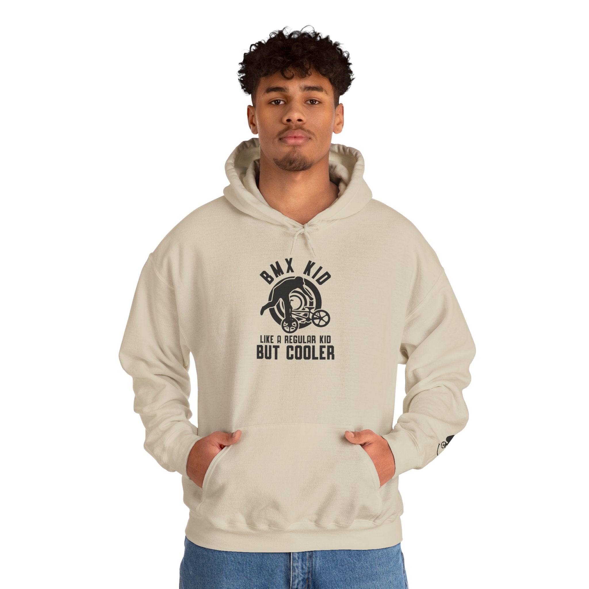 Rad-BMX Kid Hoodie — "Like a Regular Kid But Cooler" Youth BMX Pullover