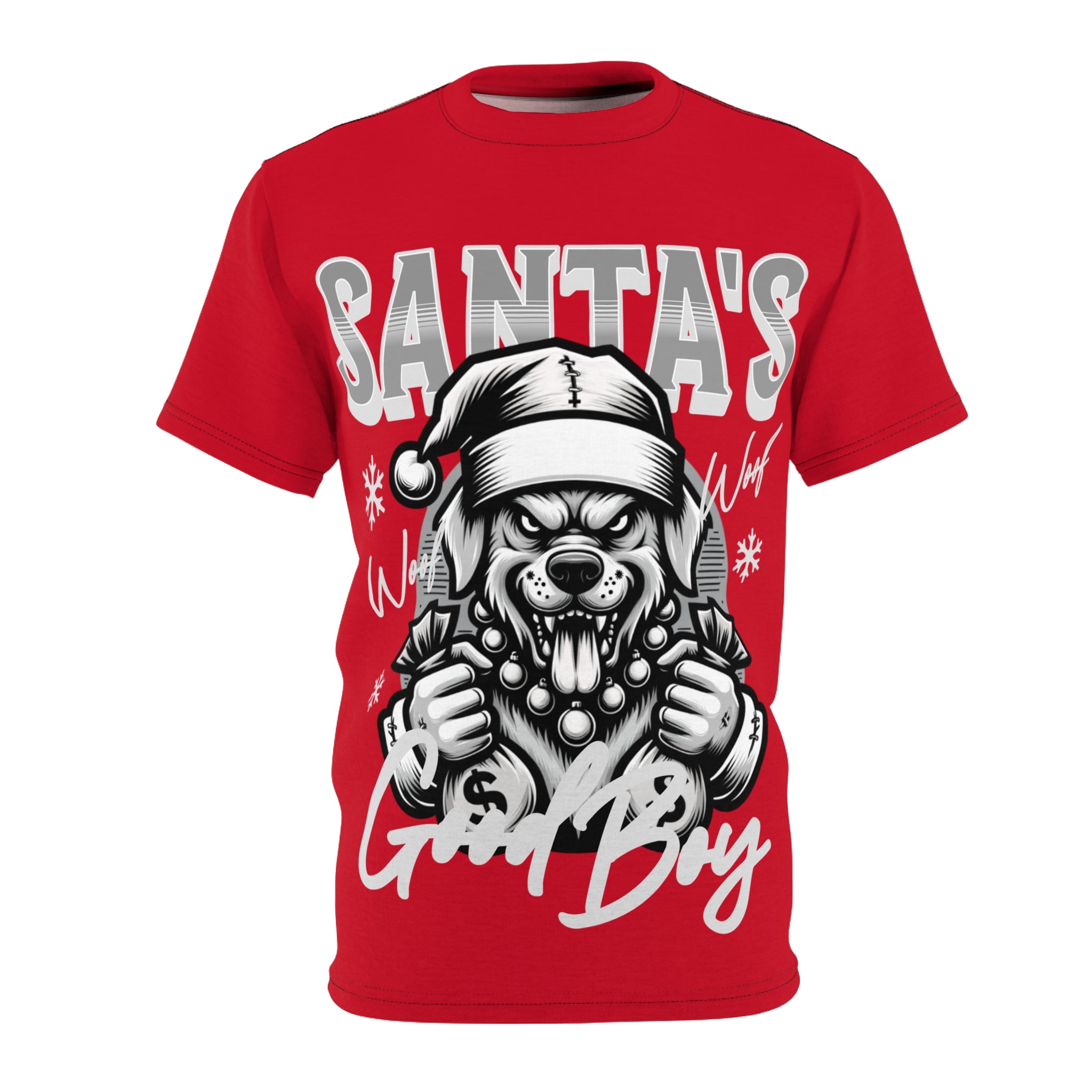 Santa's Good Boy Tee — Festive Dog Christmas Shirt