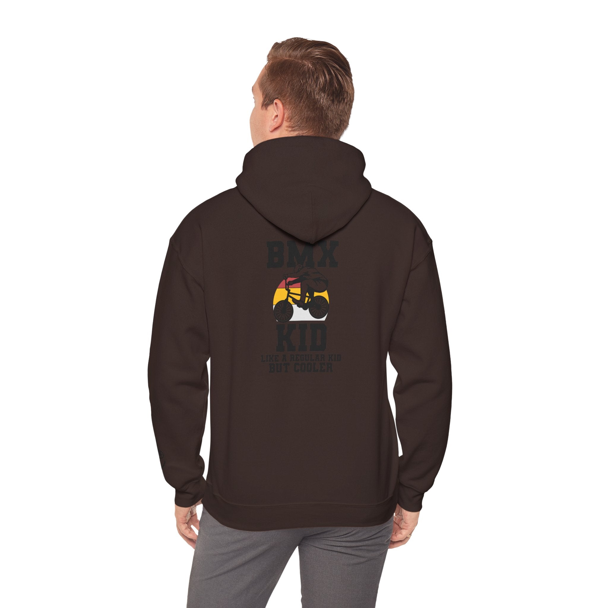 Rad-BMX Kid Hoodie — "Like a Regular Kid But Cooler" Youth BMX Pullover