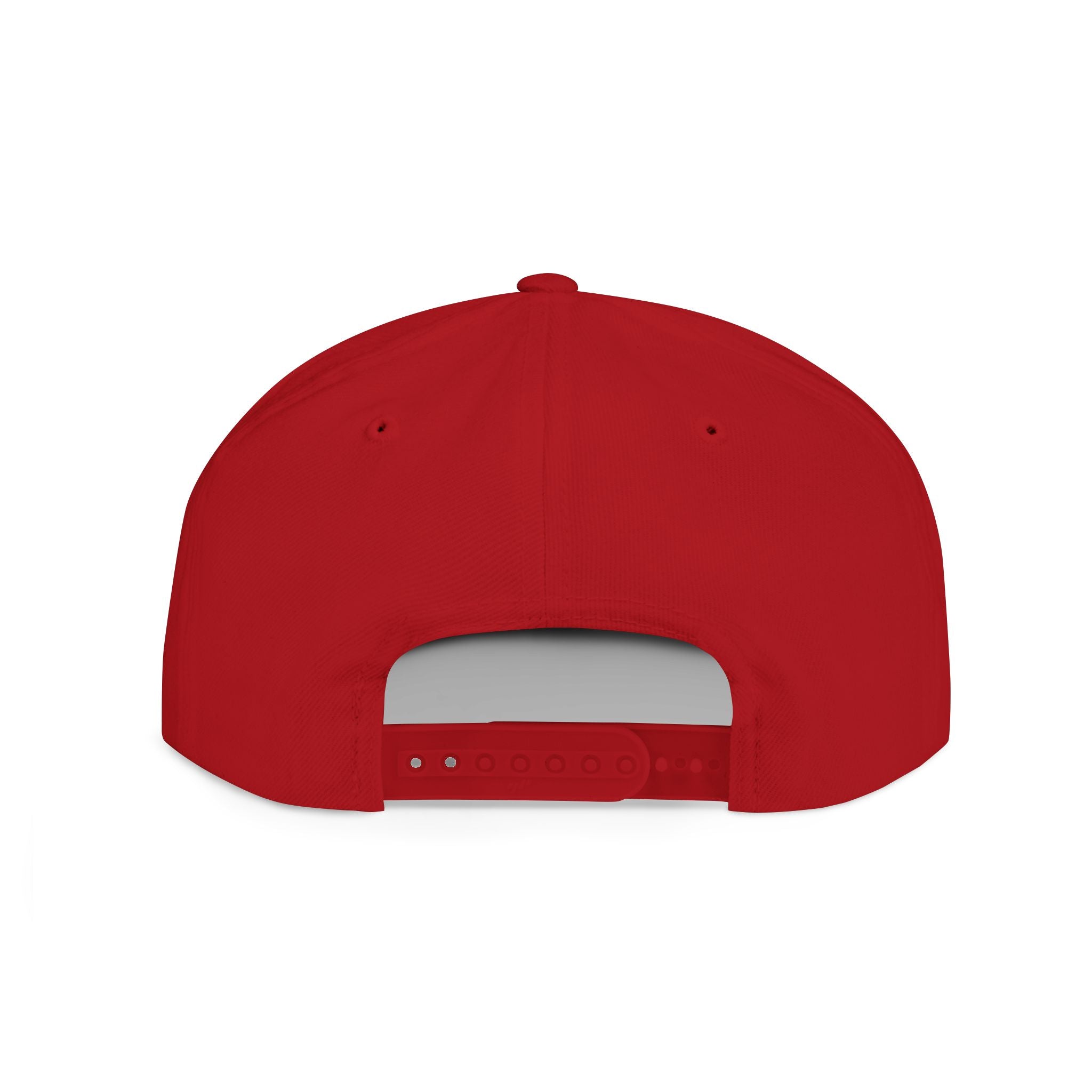 Rad-Flat Bill Snapback Hat — Retro 'Racer Racing' Embroidered Logo Cap