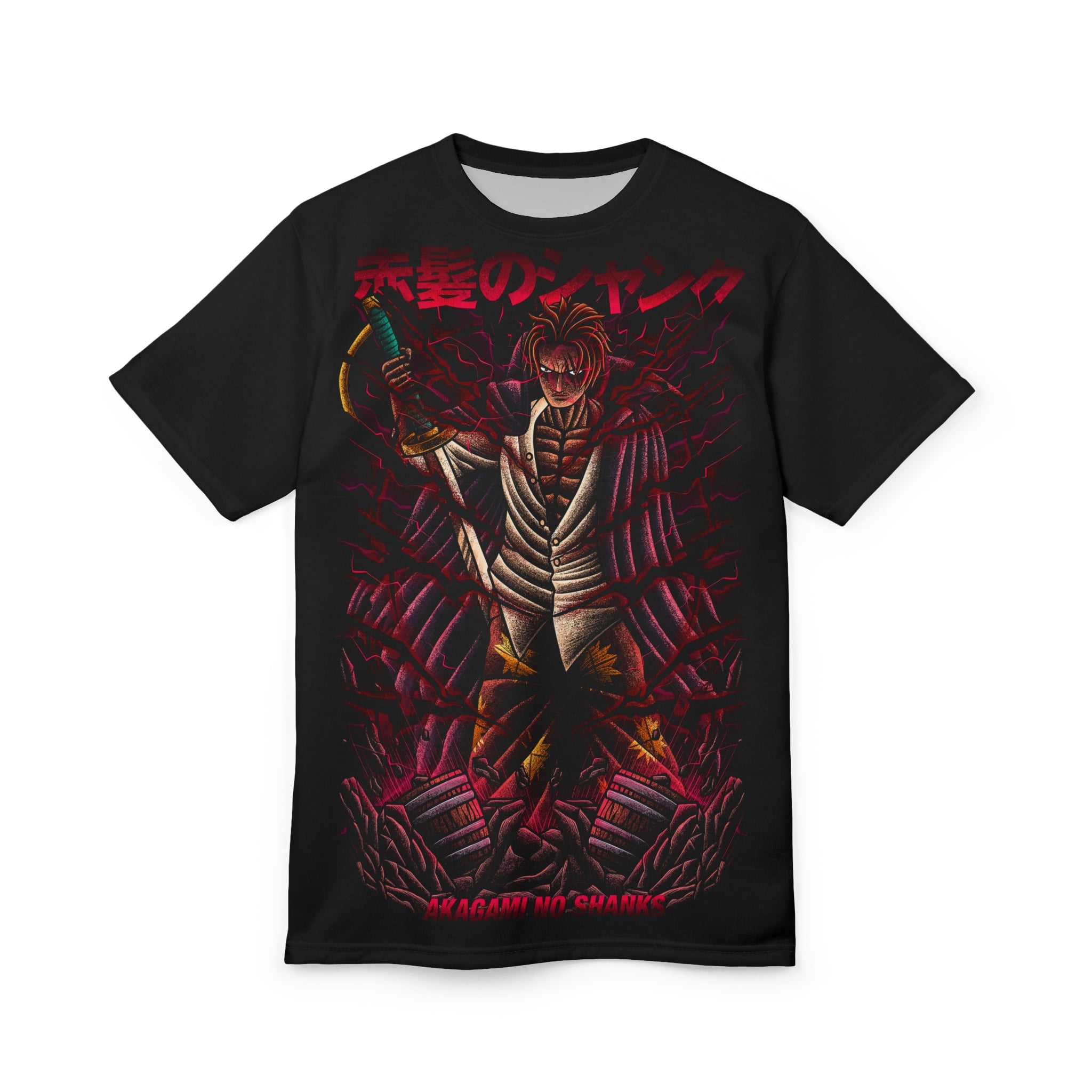 Anime- Shank Anime Warrior T-Shirt — Japanese Graphic Tee