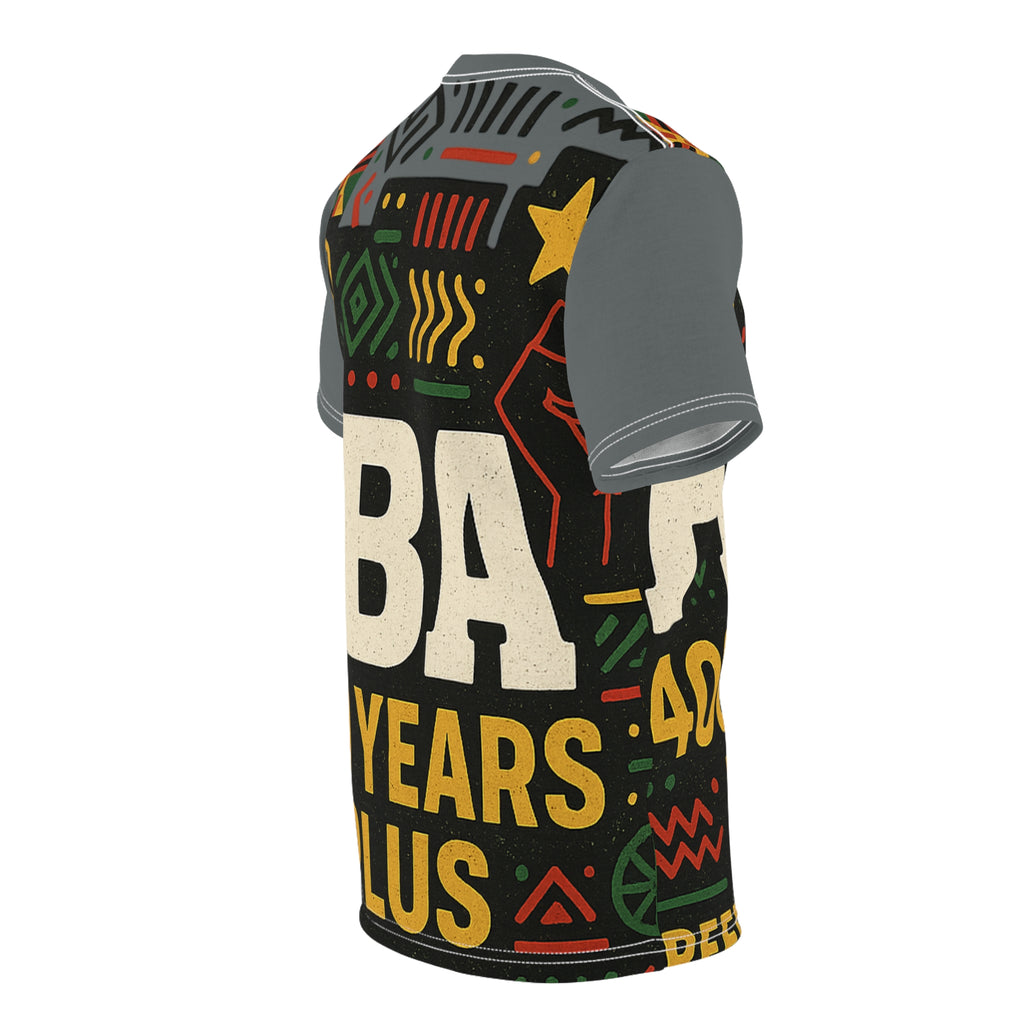 FBA 400 Years Plus Graphic Tee — Afrocentric Black History Celebration Shirt