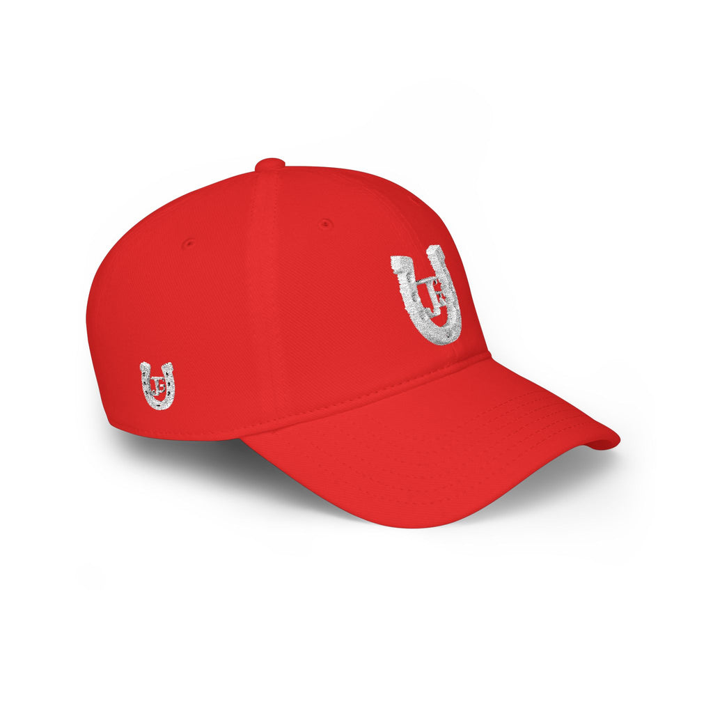 JG-Low Profile Baseball Cap — Lucky Horseshoe Embroidered Cap