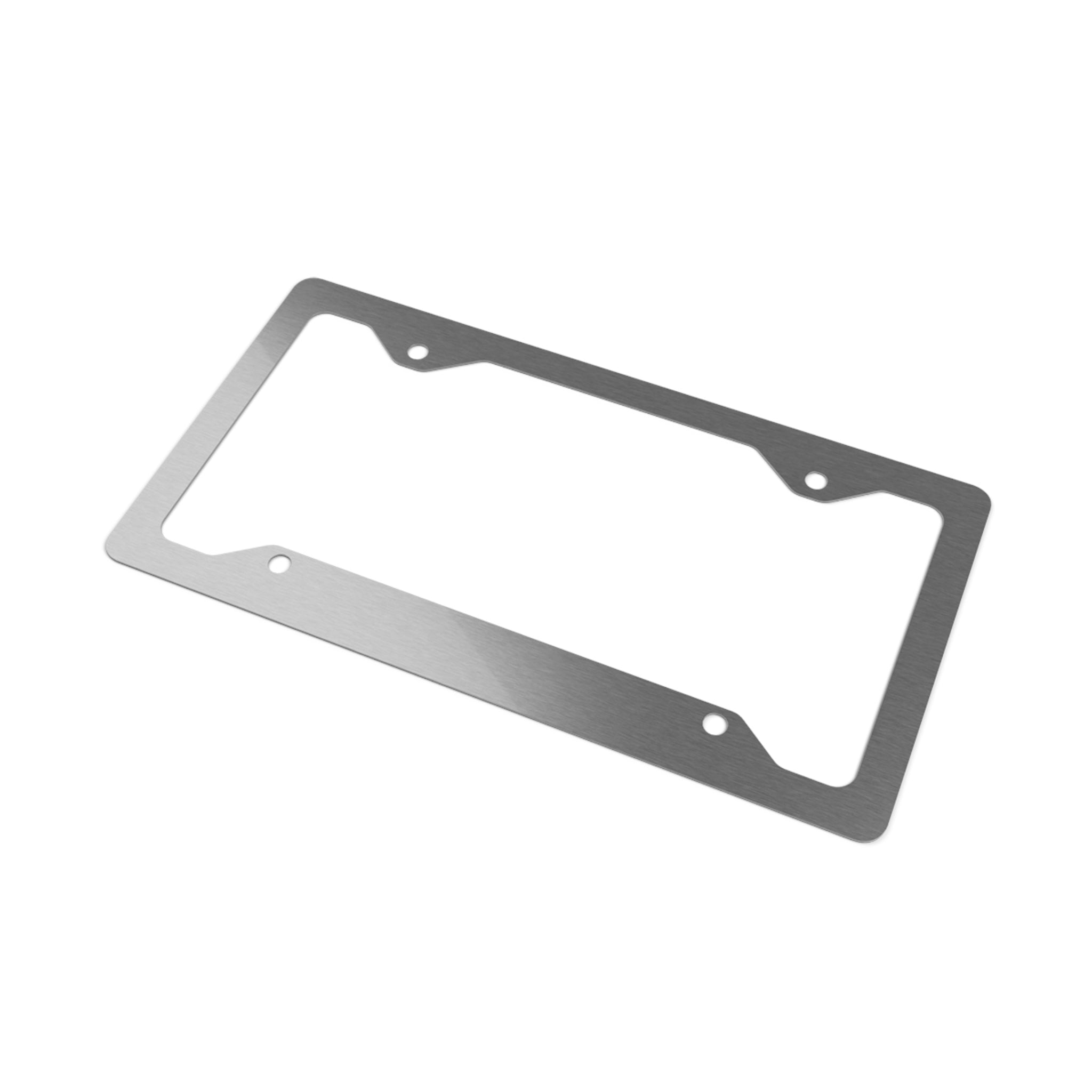 Patriotic Red & Blue Metal License Plate Frame – Checker FBA Design
