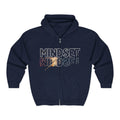 Zip- Mindset Reflection Zip Hoodie — 'MINDSET' Mirrored Statue Graphic