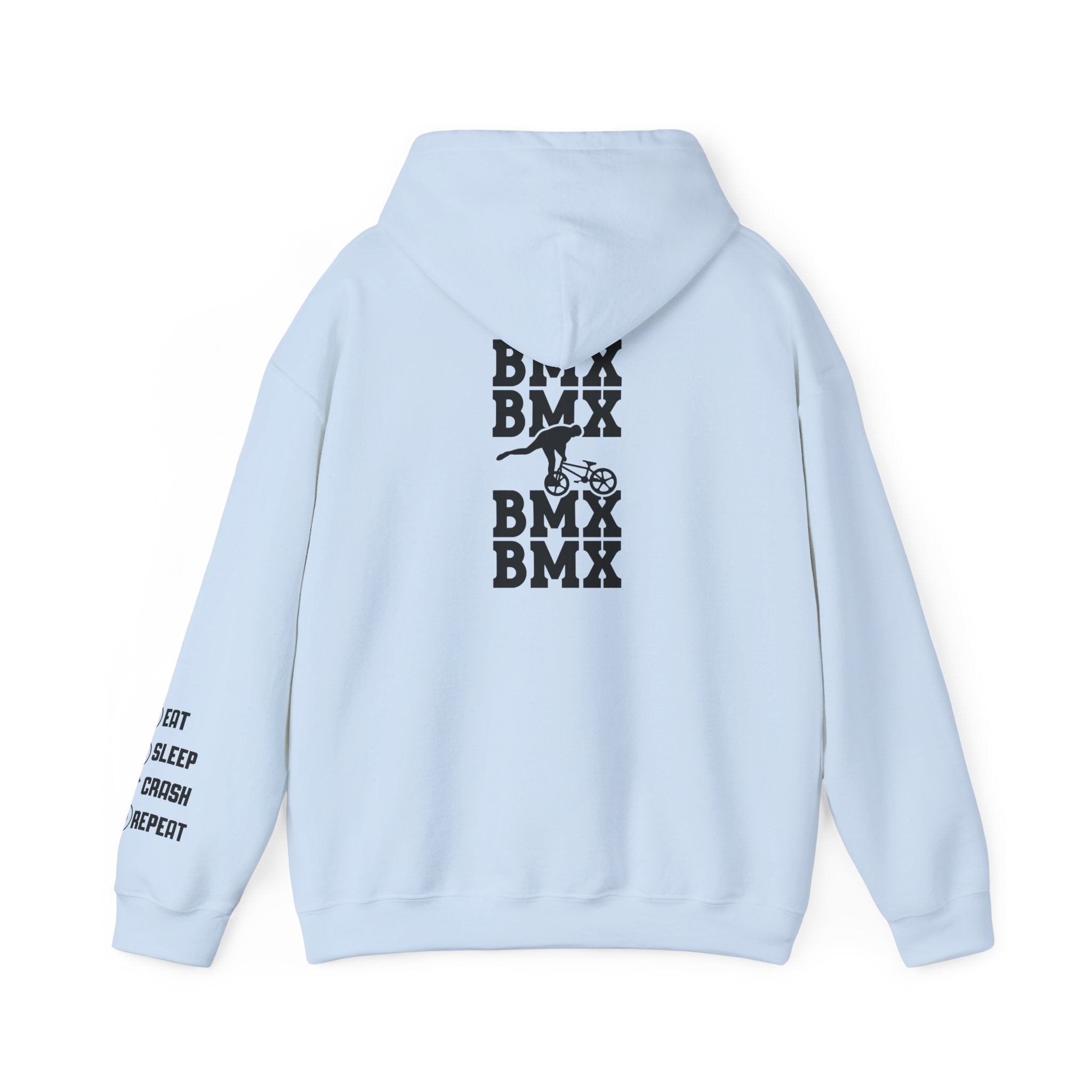Rad-BMX Rider Hoodie — BMX Stunt Silhouettes Pullover for Riders & Fans
