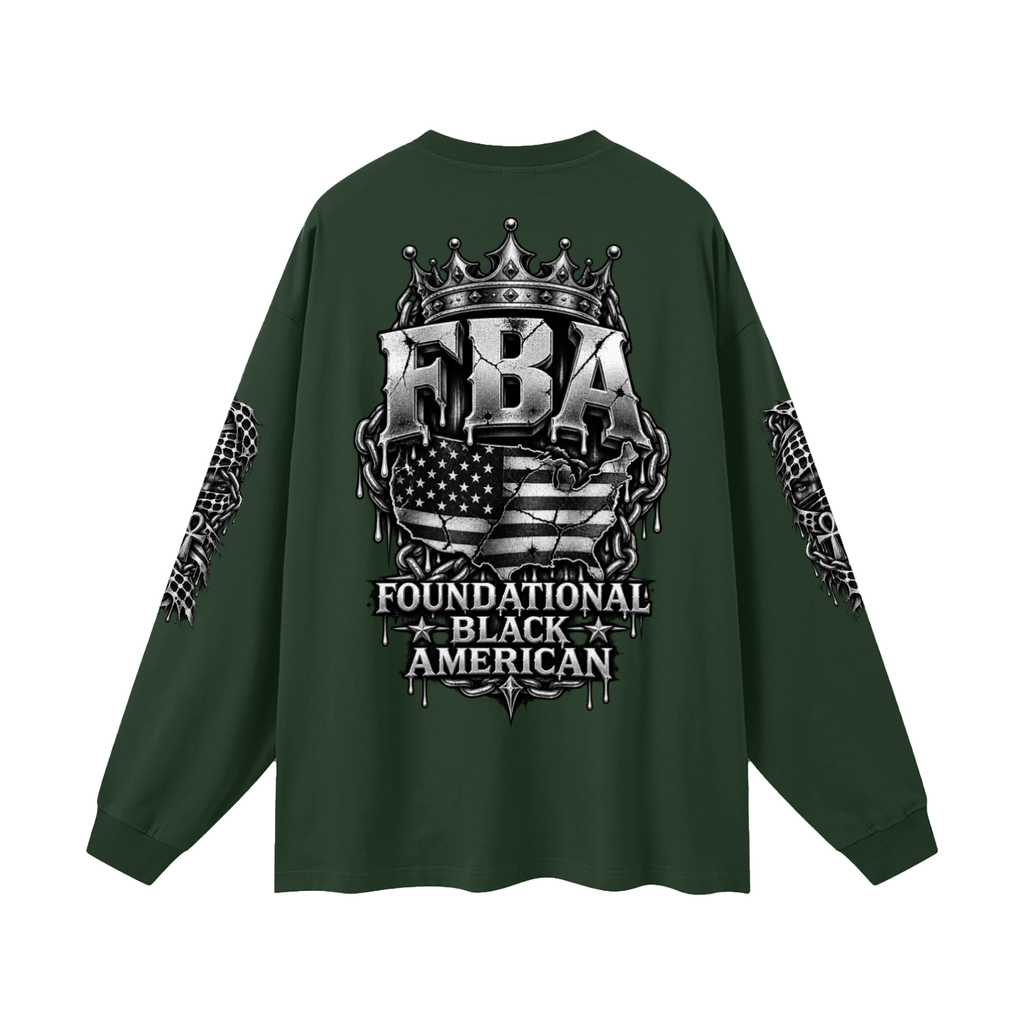 FBA-Oversized Unisex Long Sleeve T-Shirt