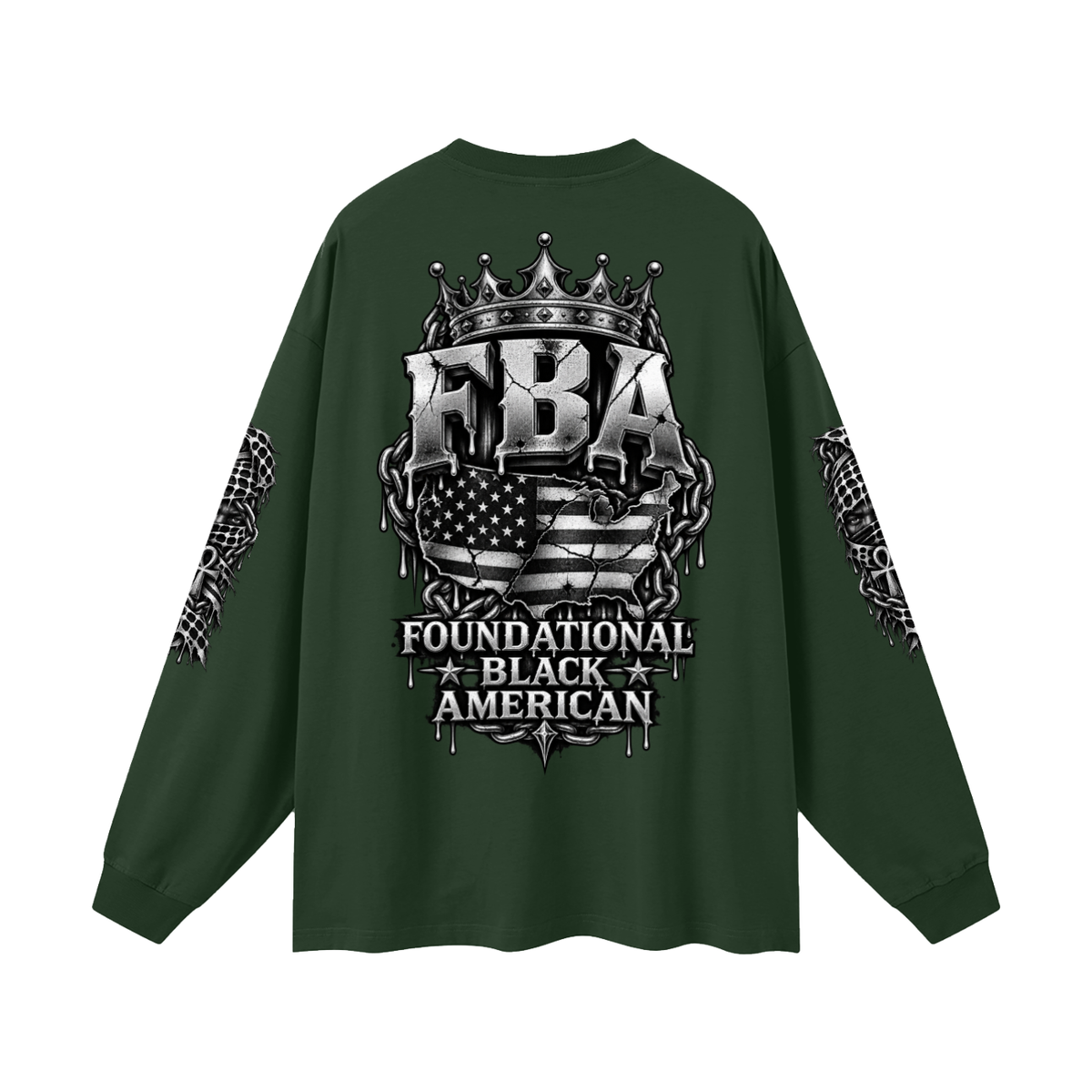 FBA-Oversized Unisex Long Sleeve T-Shirt