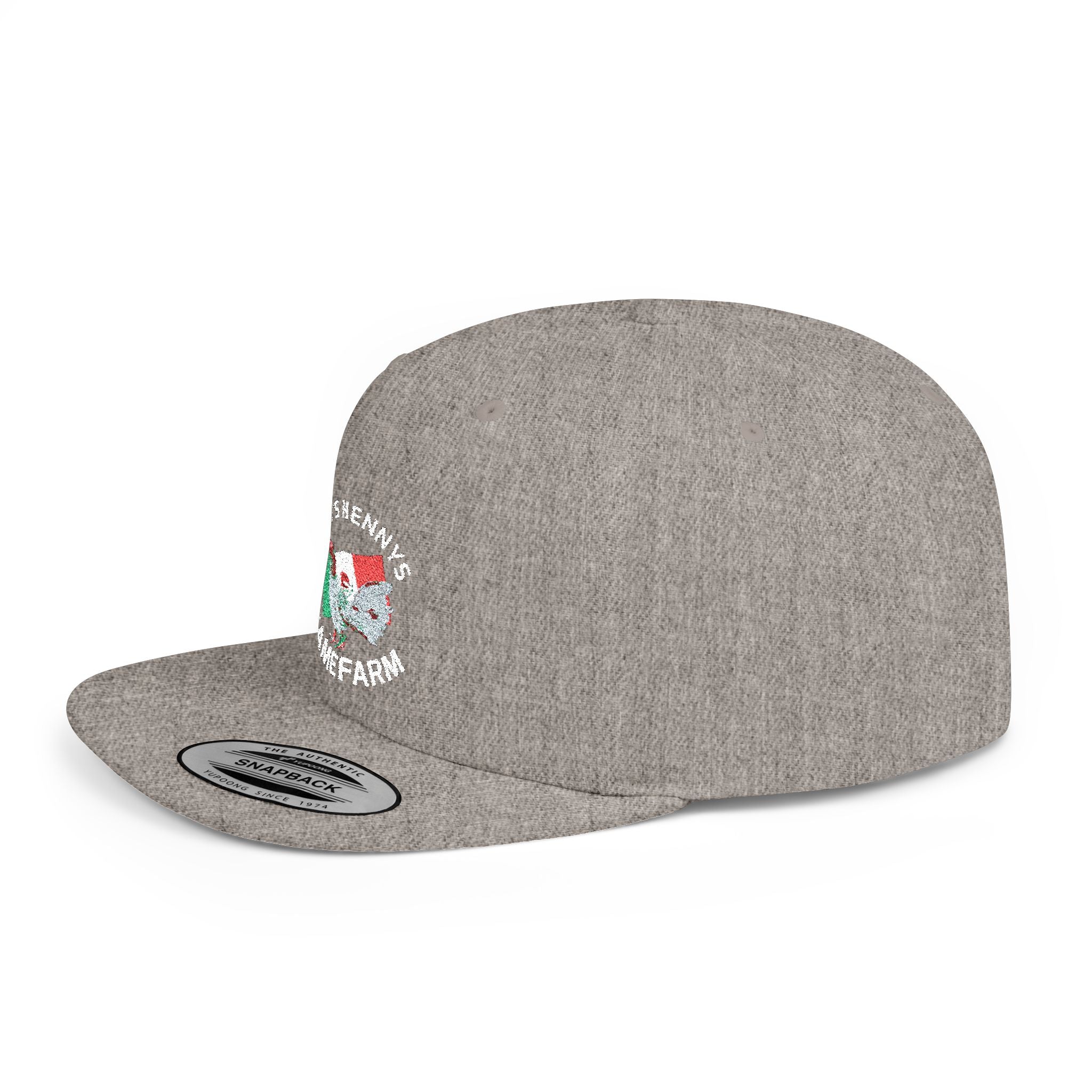 Henny- Flat Bill Snapback Hat — Dro's Henny's Gamefarm Logo Cap