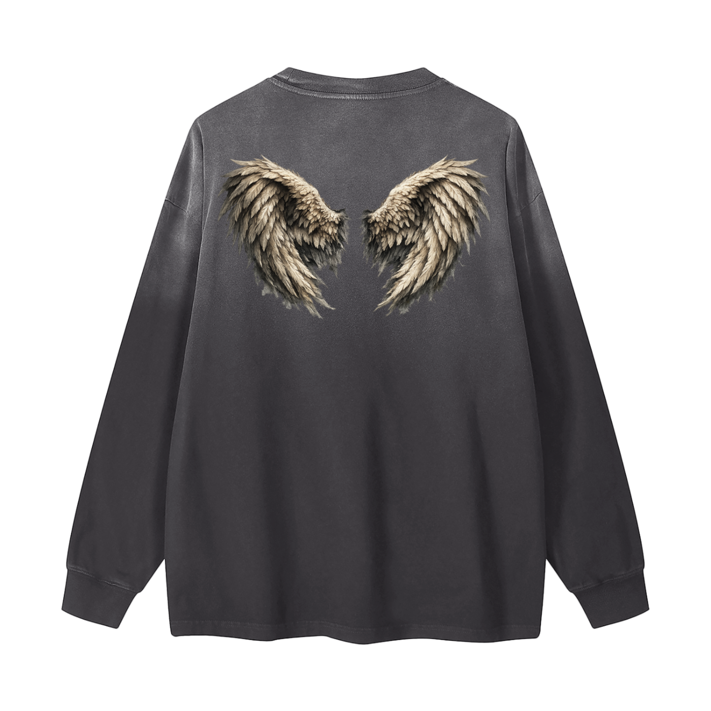 Gradient Washed Long Sleeve T-Shirt