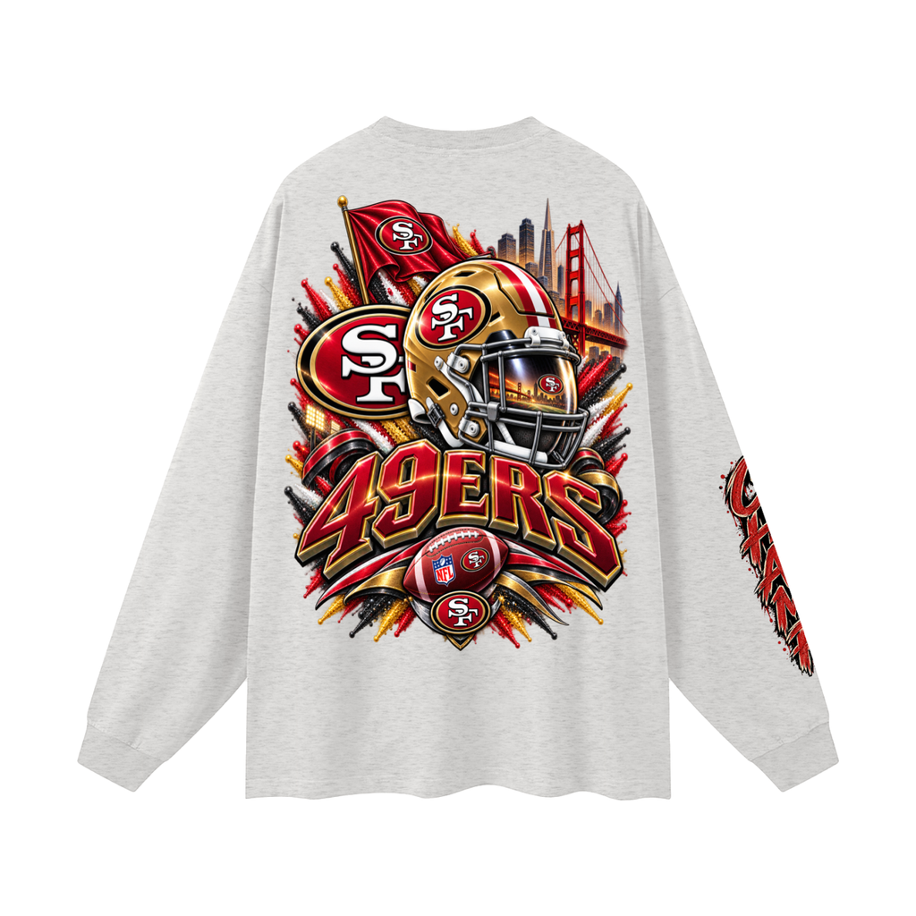 Team-Oversized Unisex Long Sleeve T-Shirt