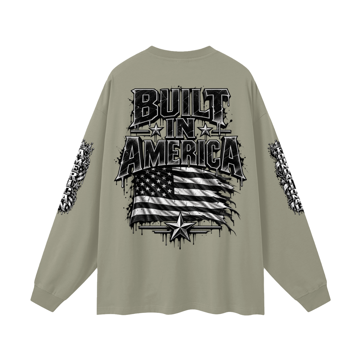 FBA-Oversized Unisex Long Sleeve T-Shirt