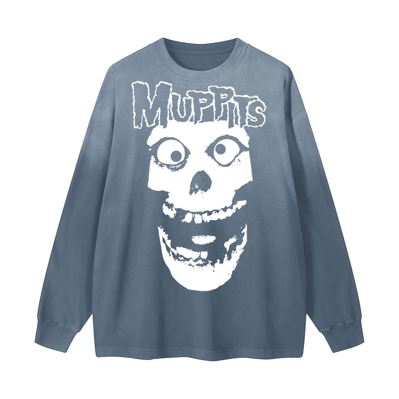 Gradient Washed Long Sleeve T-Shirt